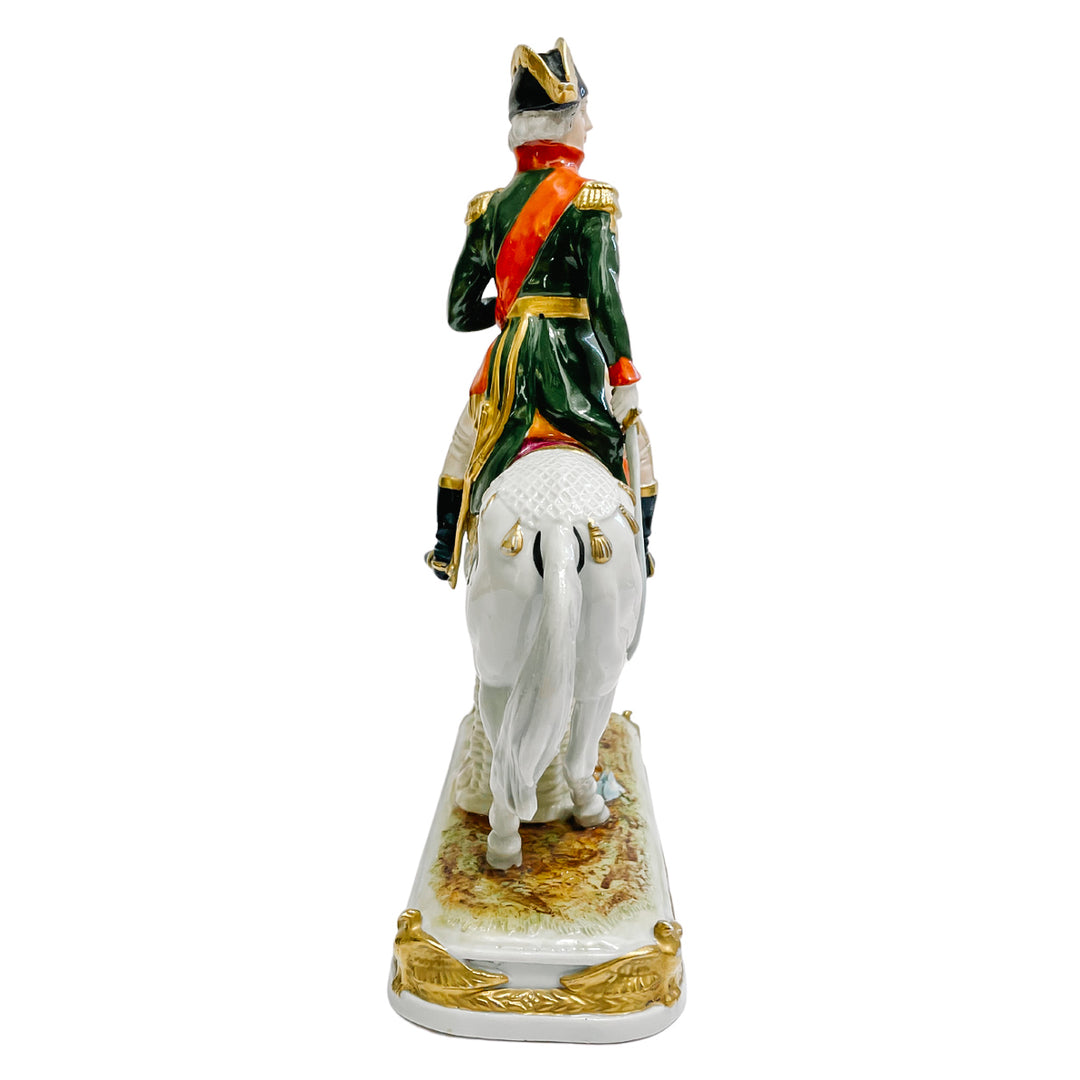 Scheibe Alsbach Porcelain Napoleonic Marshal Bessieres on Horse