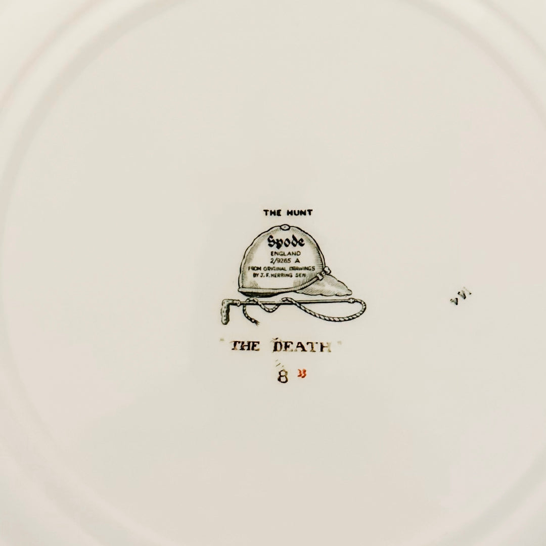 Spode's Herring Hunt - The Death Dinner Plate