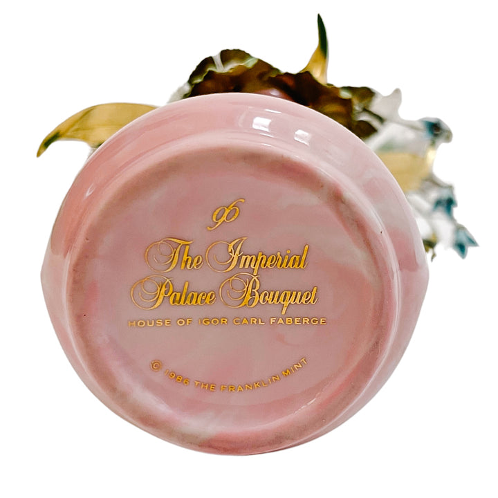 Tole Flowers House of Igor Carl Fabergé by Franklin Mint