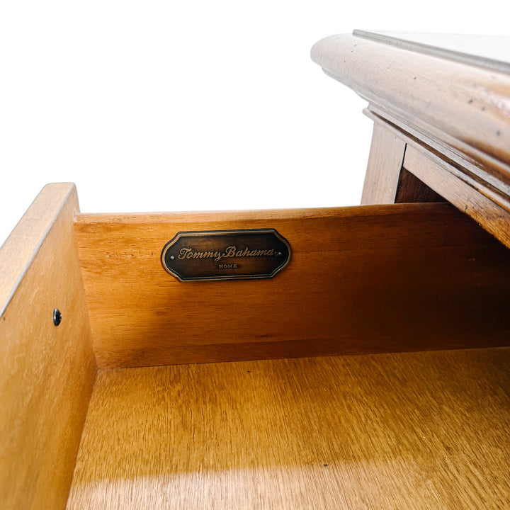 Tommy Bahama Home Tropical British Colonial Style Carved Console Table