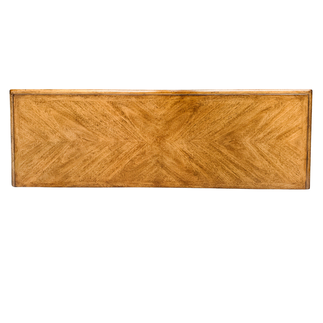 Tommy Bahama Home Tropical British Colonial Style Carved Console Table