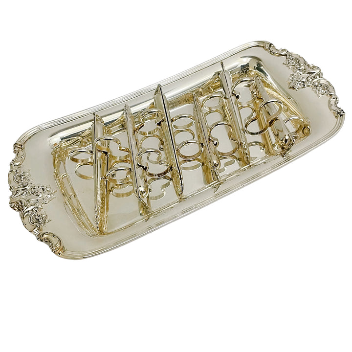 French Silverplated Asparagus Tongs