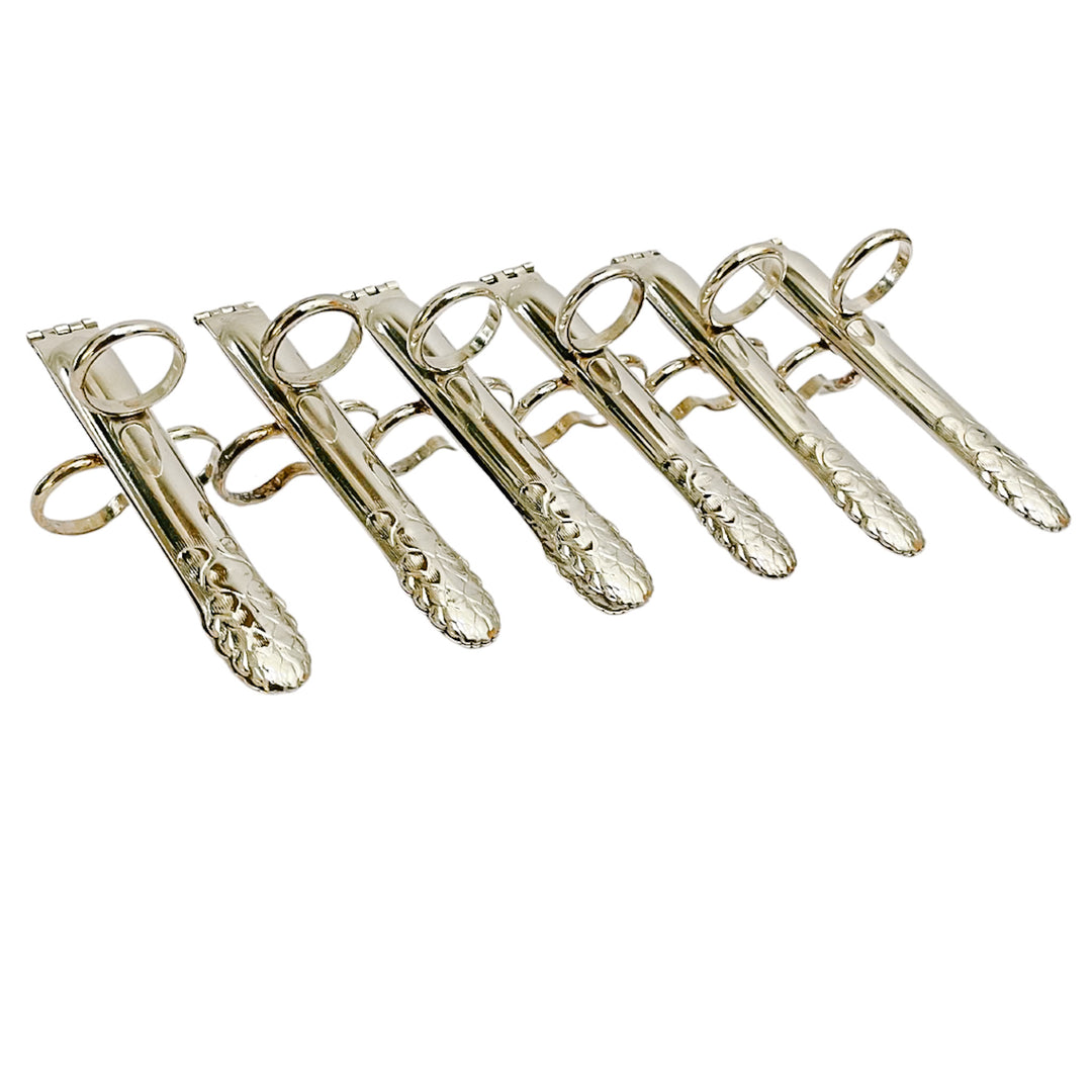 French Silverplated Asparagus Tongs,