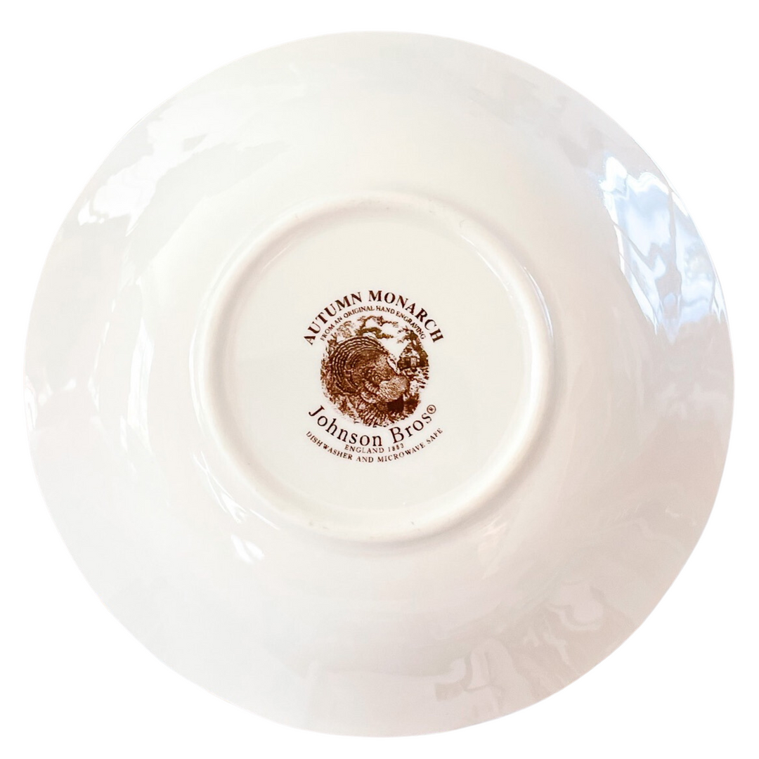 Johnson Bros Turkey Cereal Bowls, Set Of 6