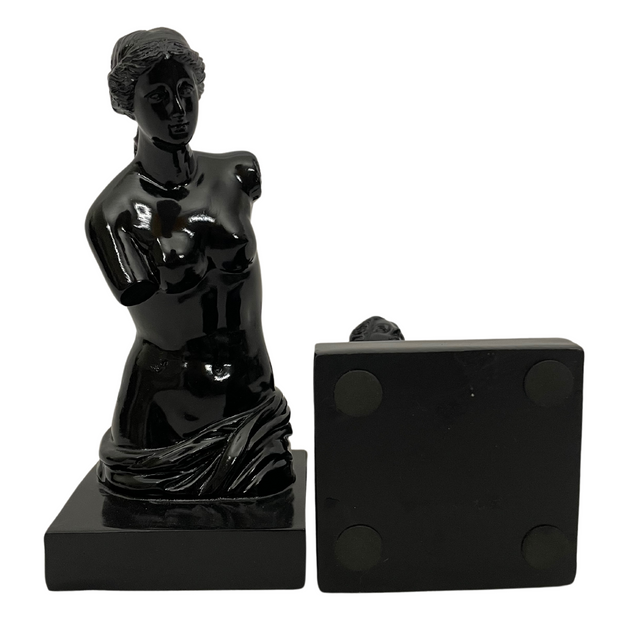 Venus De Milo Aphrodite Black Bookends