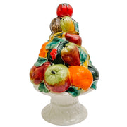 Vintage Italian Porcelain Mixed Fruit Topiary