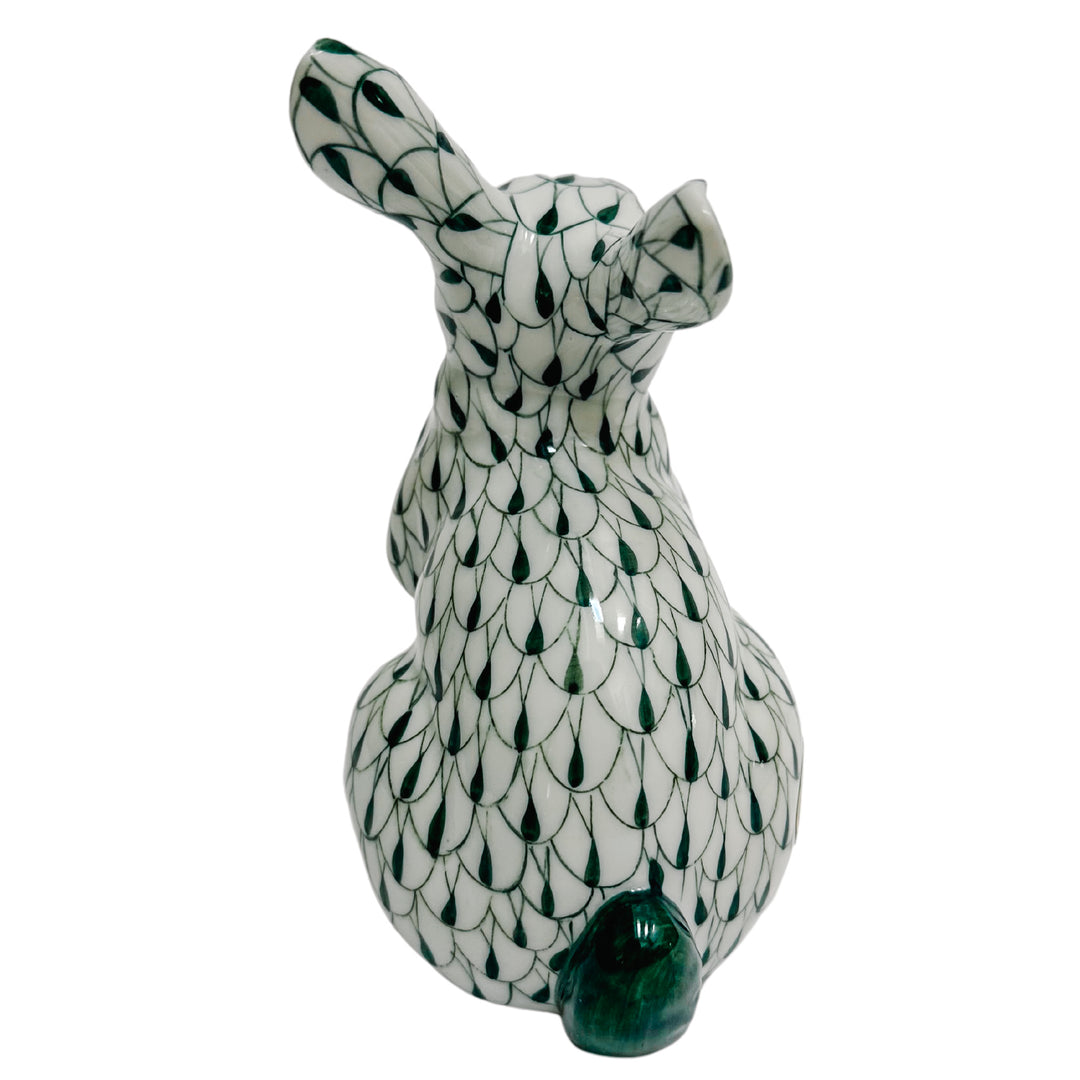 Andrea by Sadek Green & White Fishnet Bunny
