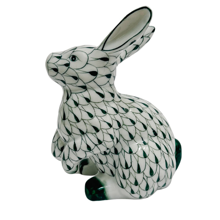 Andrea by Sadek Green & White Fishnet Bunny