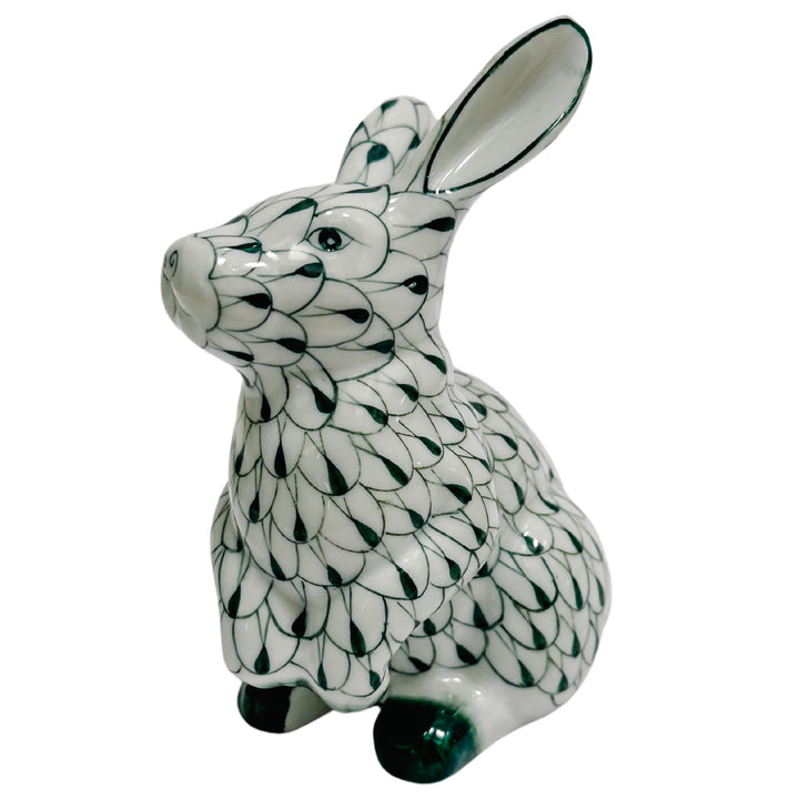 Andrea by Sadek Green & White Fishnet Bunny