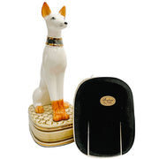 Vintage Andrea by Sadek Whippet Dog Bookends