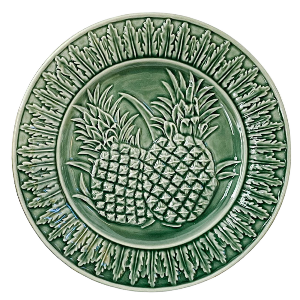 Vintage Bordallo Pinheiro Pineapple Salad Plates
