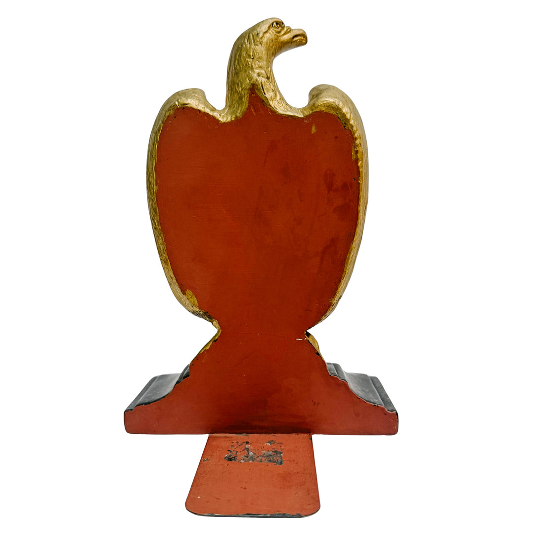 Vintage Borghese Federal Gilt Plaster Eagle Bookends