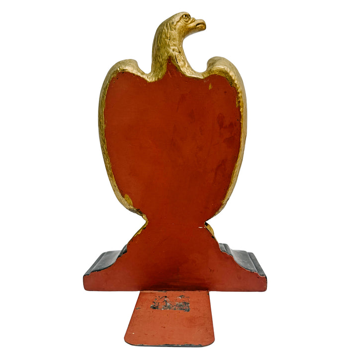 Vintage Borghese Federal Gilt Plaster Eagle Bookends
