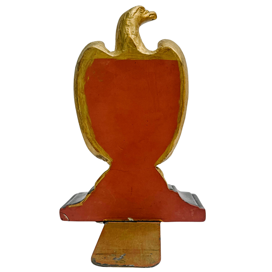 Vintage Borghese Federal Gilt Plaster Eagle Bookends