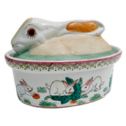 Vintage Ceramic Bunny Rabbit Covered Tureen