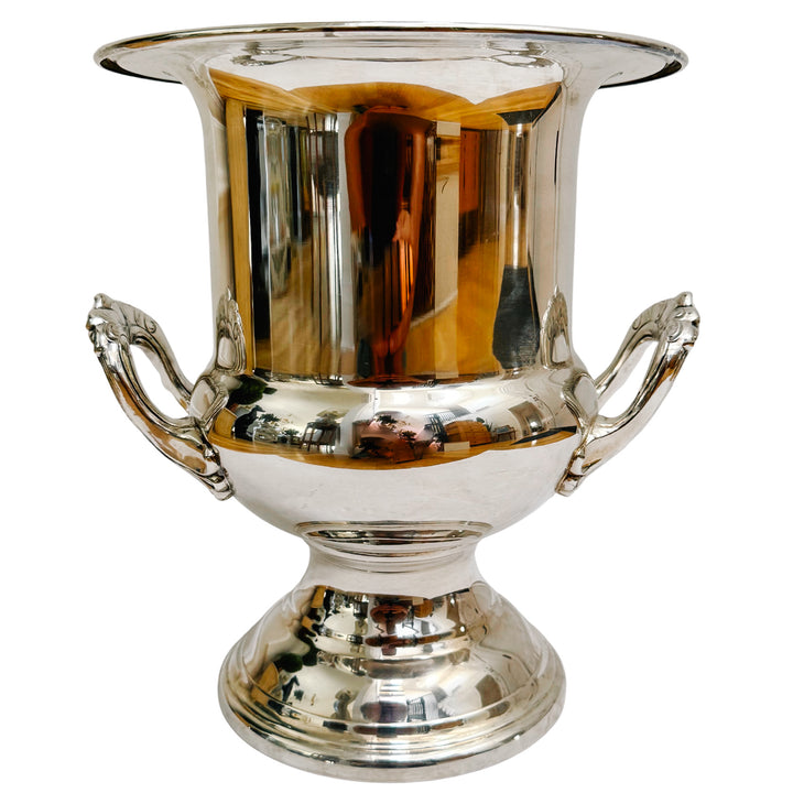 Vintage Champagne Bucket Newport by Gorham Silverplate With Removable Liner