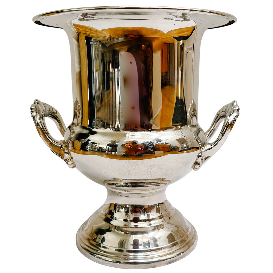 Vintage Champagne Bucket Newport by Gorham Silverplate With Removable Liner