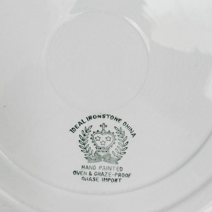 Vintage Chase Import Currier & Ives Style Winter Sleigh Ride Ironstone Dinner Plates