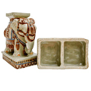 Vintage Chinoiserie Elephants Bookends