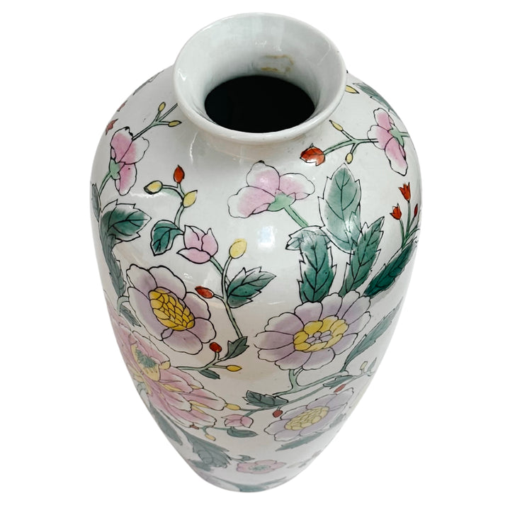 Pink & Lavender Chrysanthemums Flower Vase