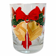 Vintage Christmas Old Fashioned Drinking Glasses