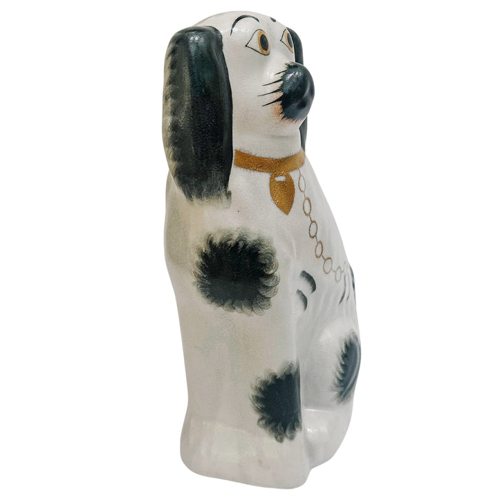 Vintage English Staffordshire King Charles Spaniel Mantle Dogs