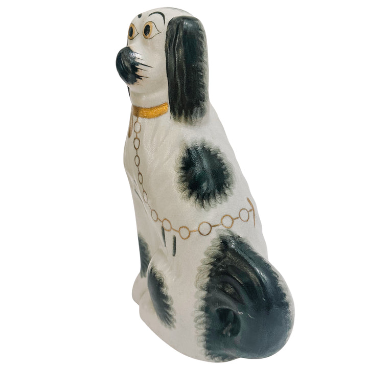 Vintage English Staffordshire King Charles Spaniel Mantle Dogs