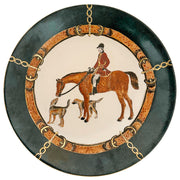 Vintage Equestrian Decorative Charger Plate
