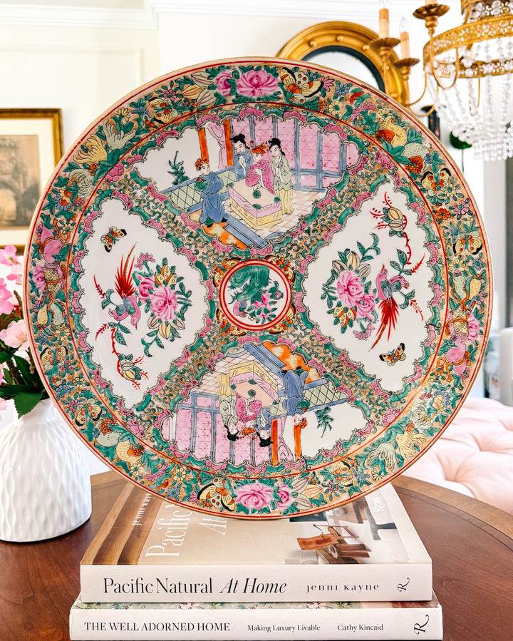 Extra Large Rose Medallion Charger