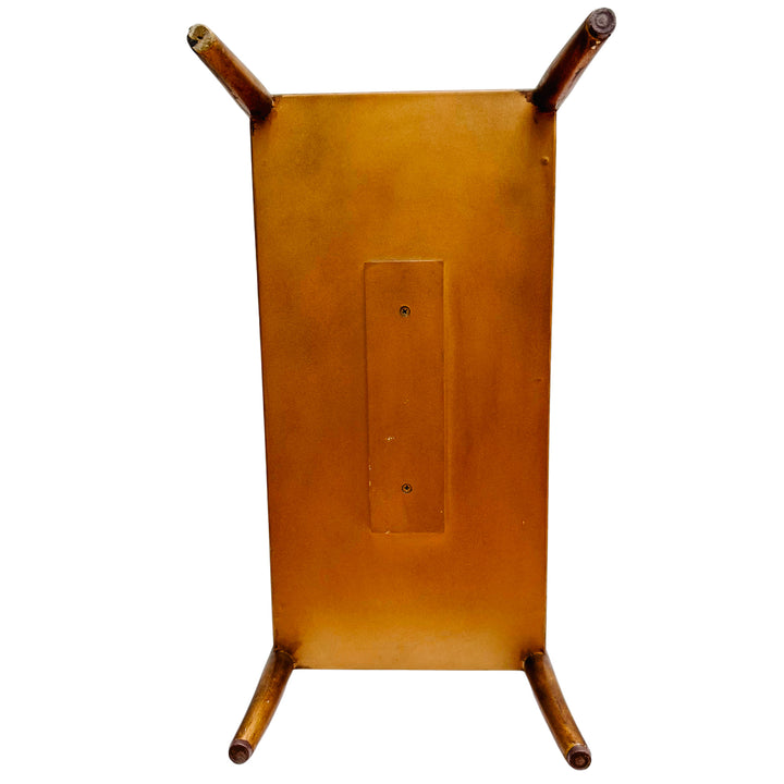 Vintage Faux Bamboo  Chippendale Fretwork Magazine Rack