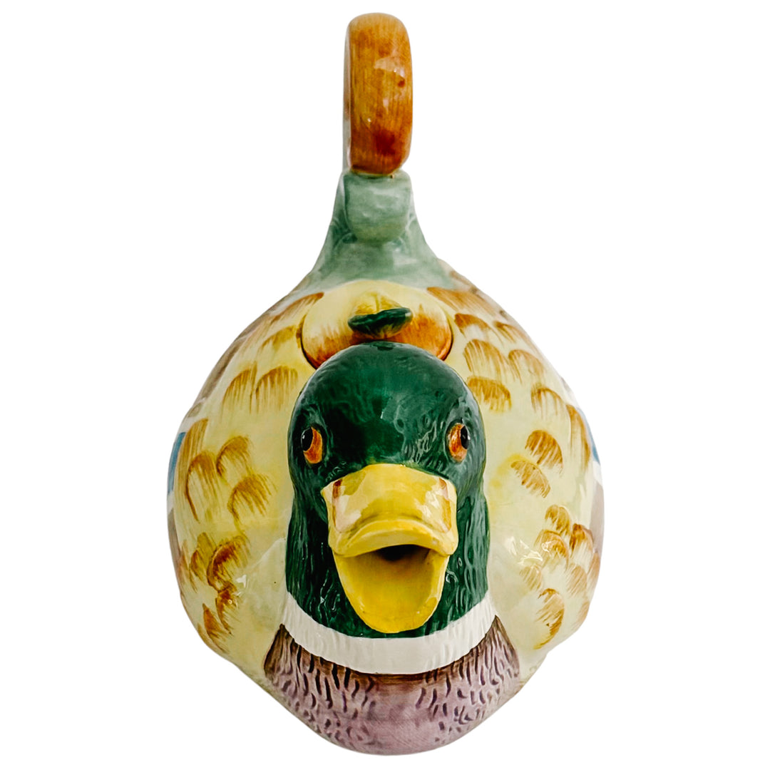 Vintage Fitz and Floyd Mallard Duck Teapot