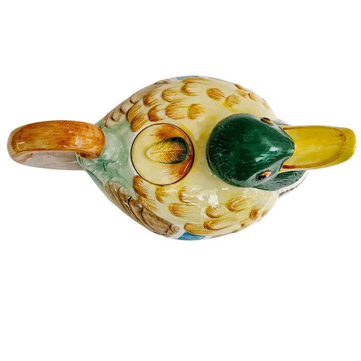 Vintage Fitz and Floyd Mallard Duck Teapot