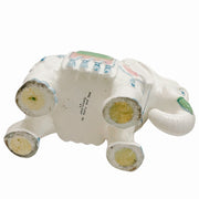 Vintage Fitz and Floyd Pink & Green Elephant Candle Holders