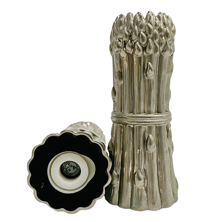 Vintage Godinger Silver Plated Asparagus Salt & Pepper Shakers