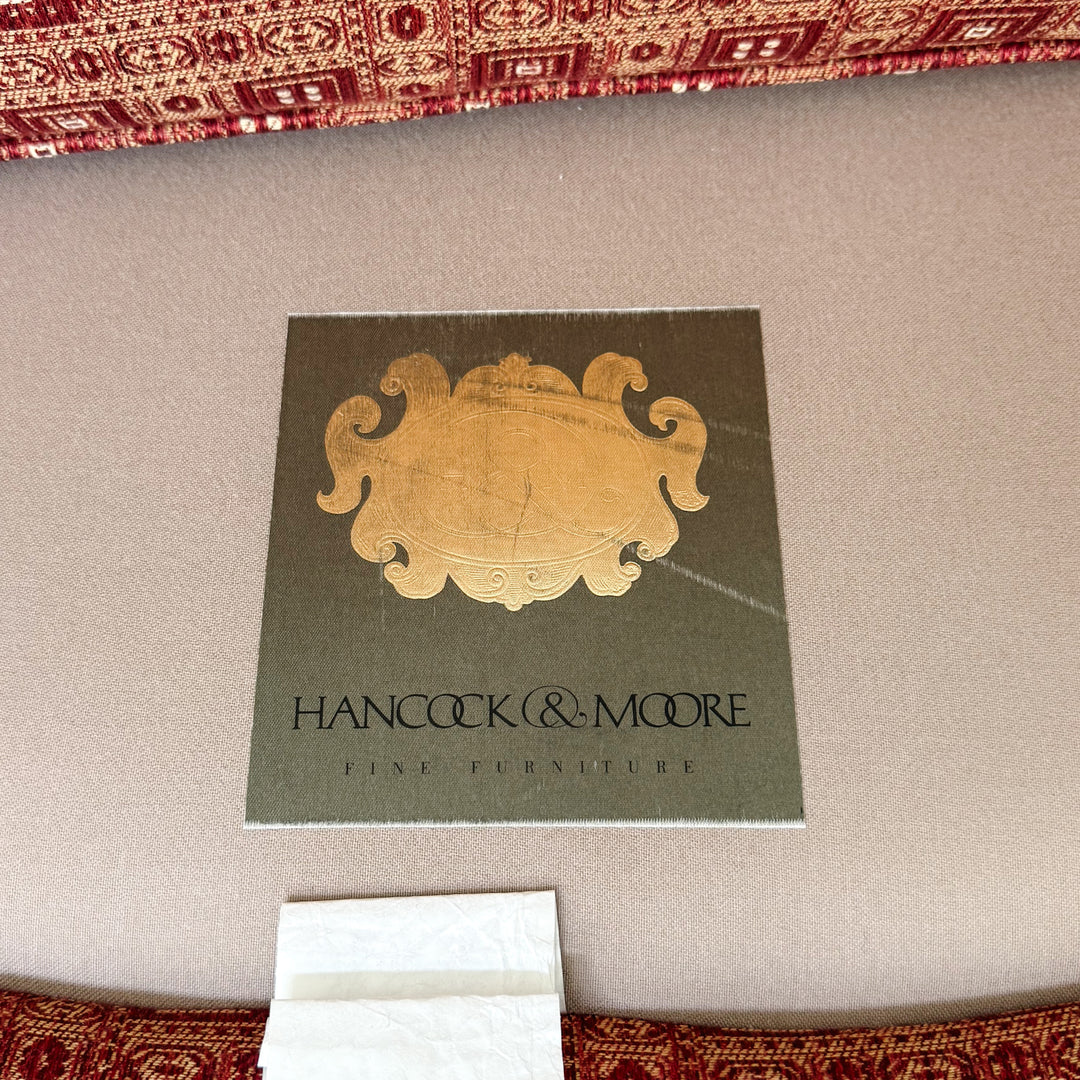 Vintage Hancock & Moore Louis XVI Neoclassical Mahogany Bergère Chairs