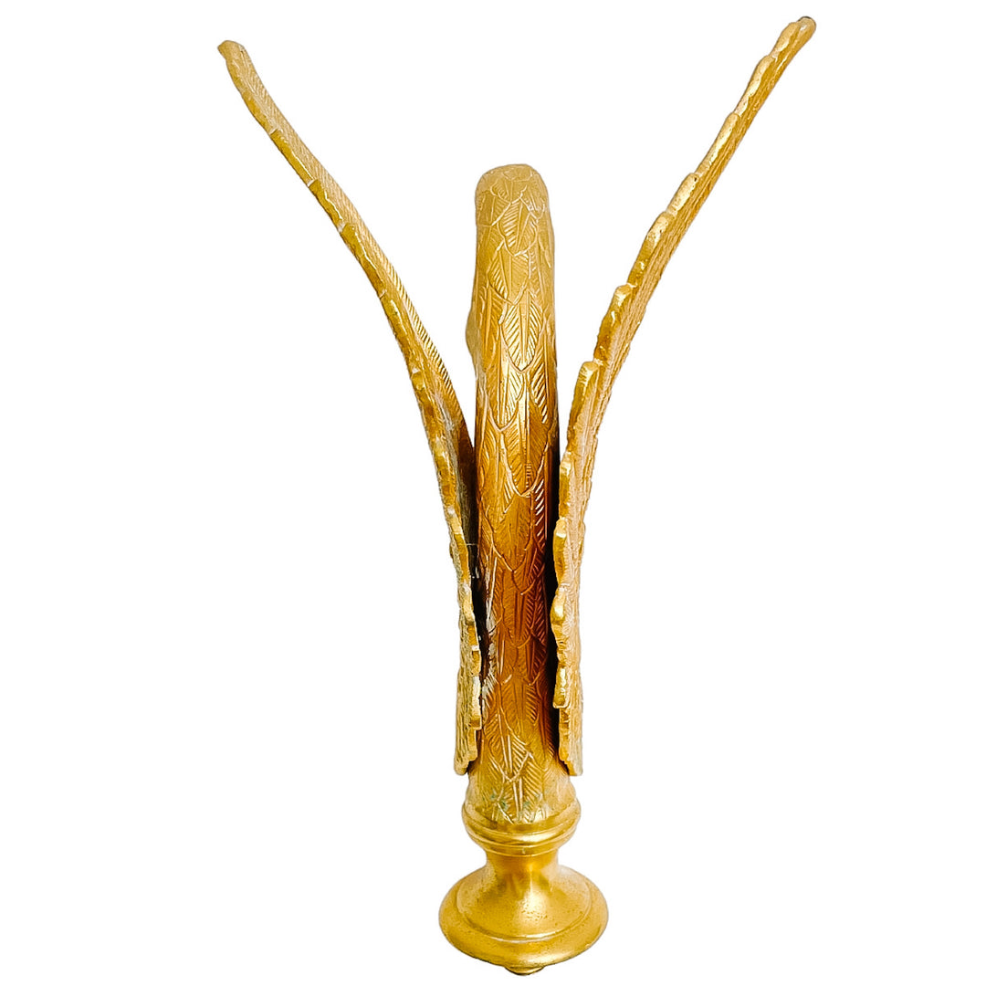 Vintage Hollywood Regency Gilt Metal Swan Faucet Spout in the Style of Sherle Wagner