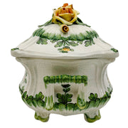 Vintage Italian Capodimonte Porcelain Lidded Box