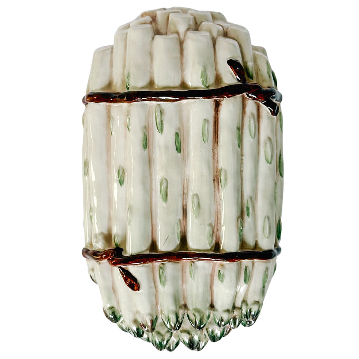 Vintage Italian Majolica Asparagus Lidded Tureen by Meiselman