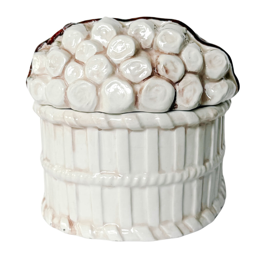 Vintage Italian Majolica Asparagus Lidded Tureen by Meiselman