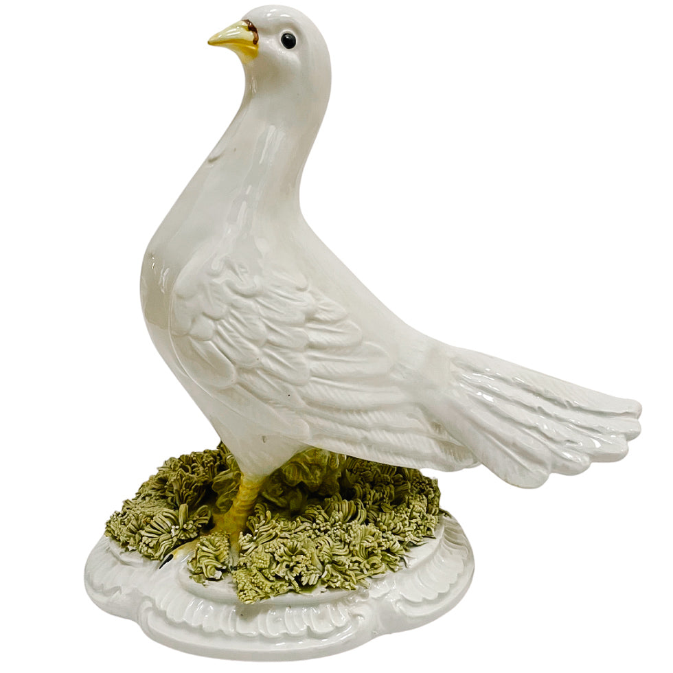 Vintage Italian Porcelain Dove Figurine