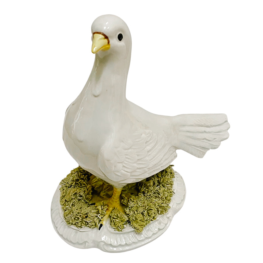 Vintage Italian Porcelain Dove Figurine