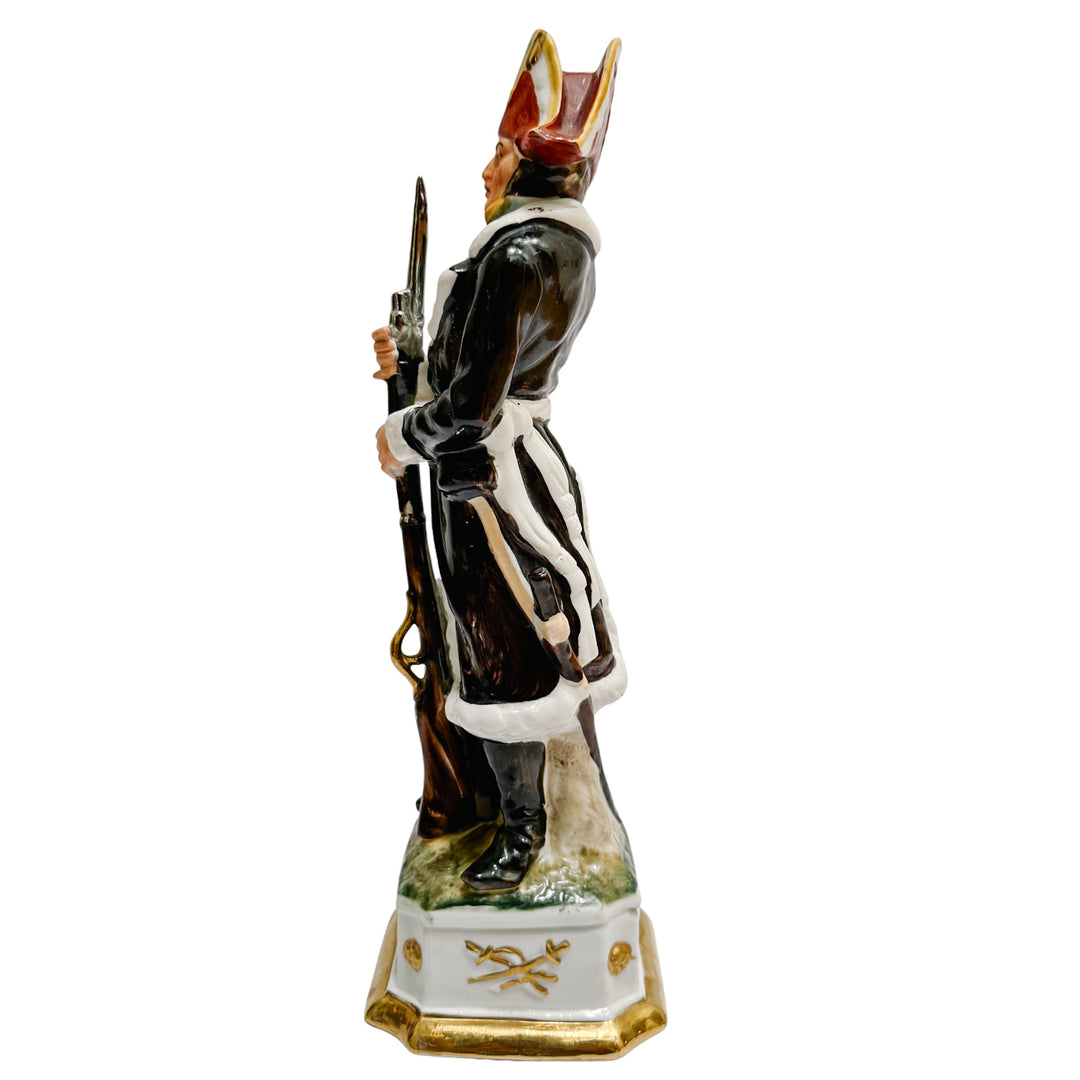 Vintage Italian Porcelain Napoleonic Soldier Figurines by Di Pietro