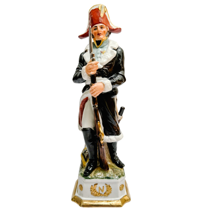 Vintage Italian Porcelain Napoleonic Soldier Figurines by Di Pietro