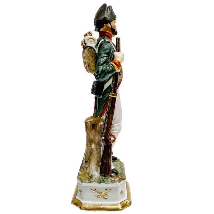 Vintage Italian Porcelain Napoleonic Soldier Figurines by Di Pietro