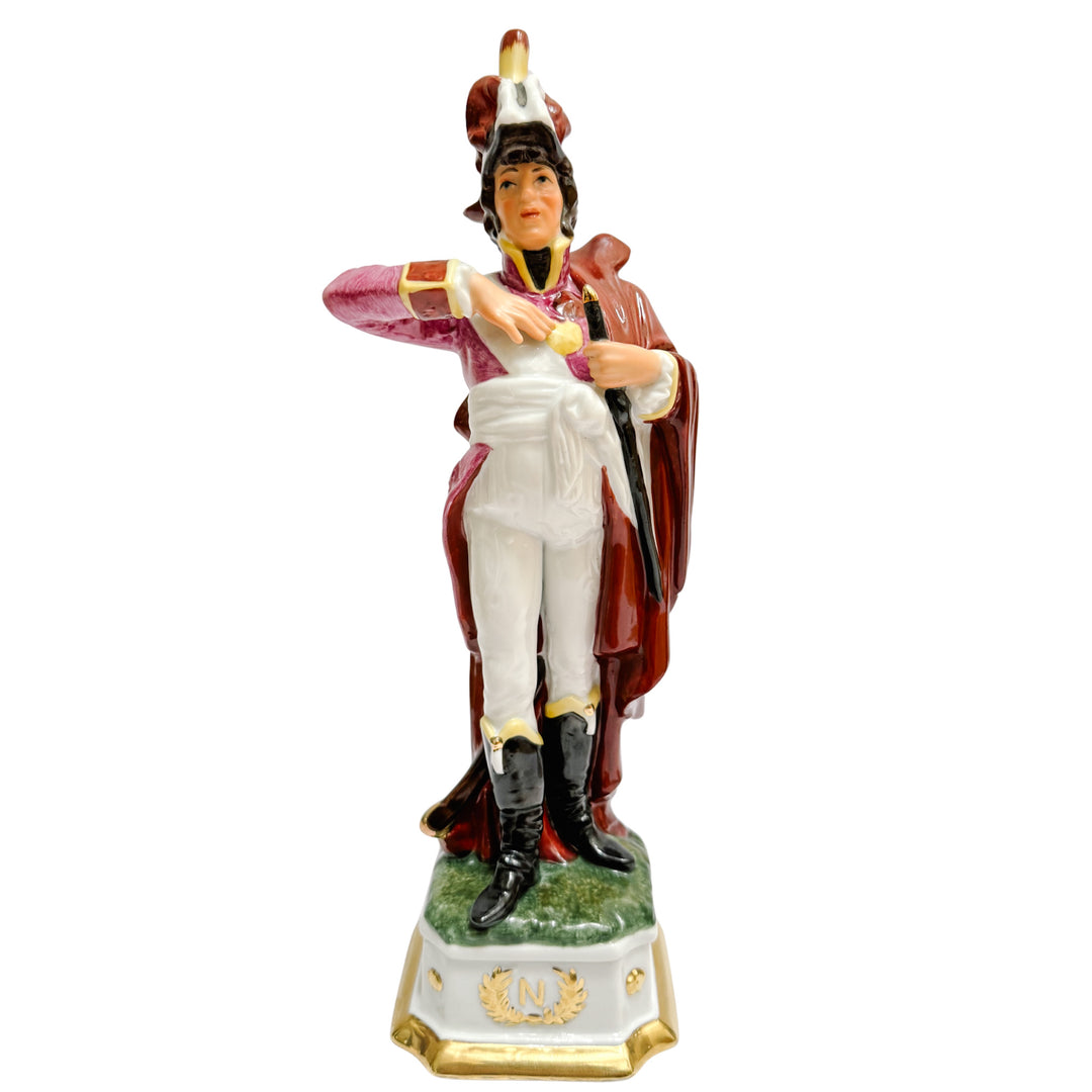 Vintage Italian Porcelain Napoleonic Soldier Figurines by Di Pietro