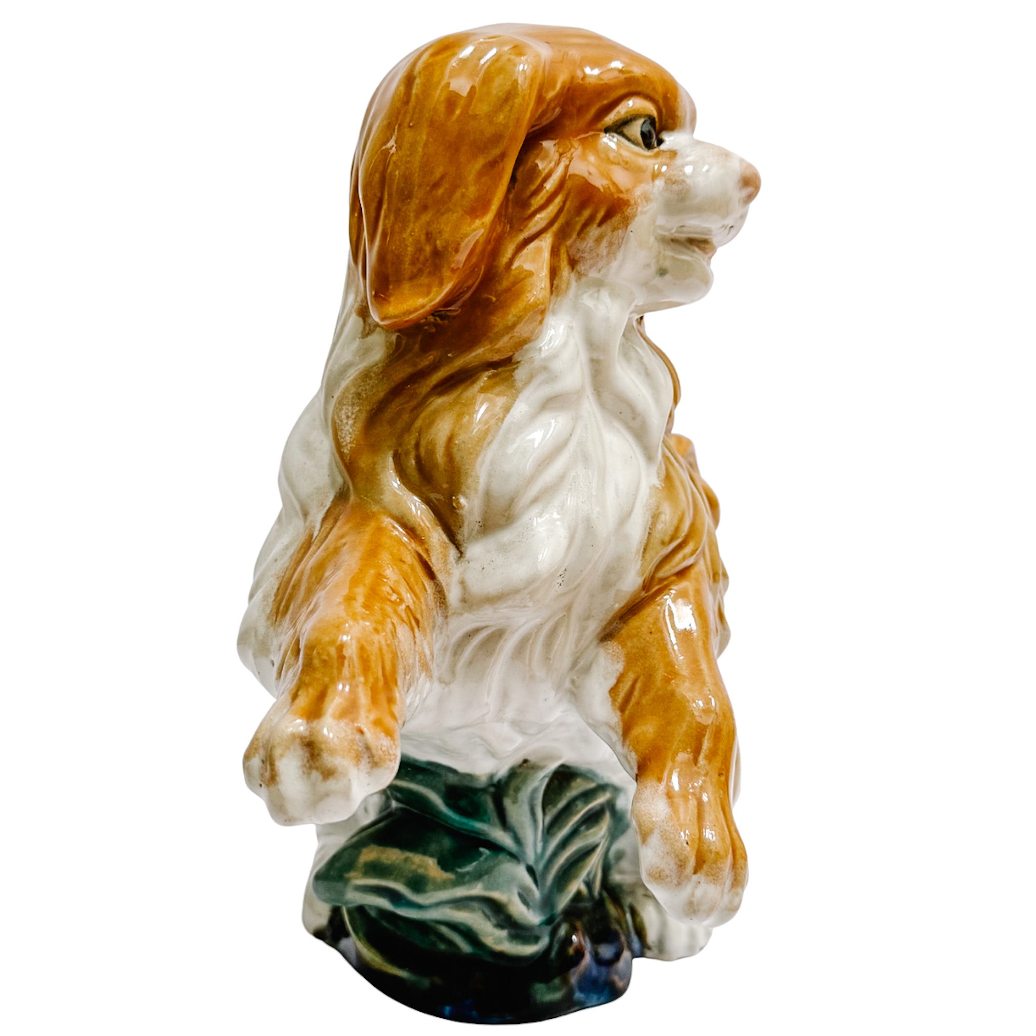 Vintage Continental Terracotta Cavalier King Charles Spaniel Dog