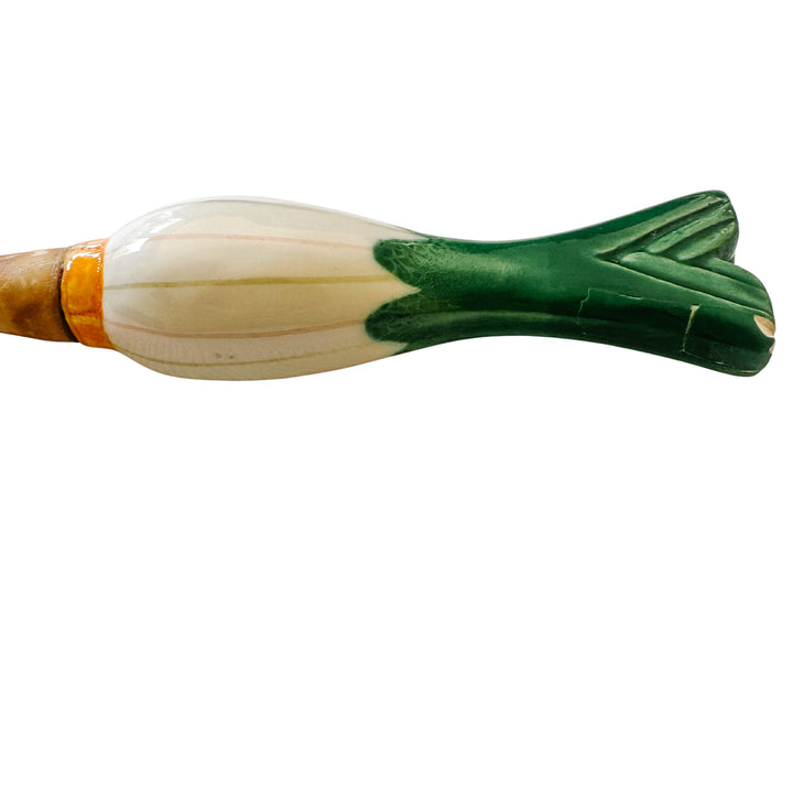 Vintage Italian Green Onion Salad Serving Set for Neiman Marcus