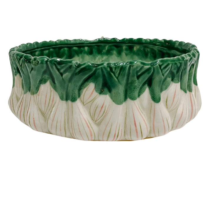 Vintage Italian Green Onion Salad Serving Set for Neiman Marcus