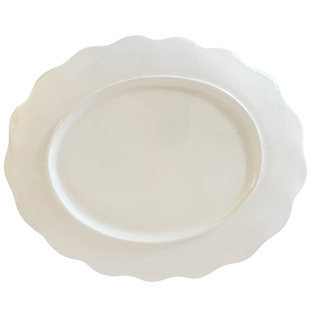 Vintage Italian White Porcelain Conch Shell Tureen Set With Underplate & Ladle