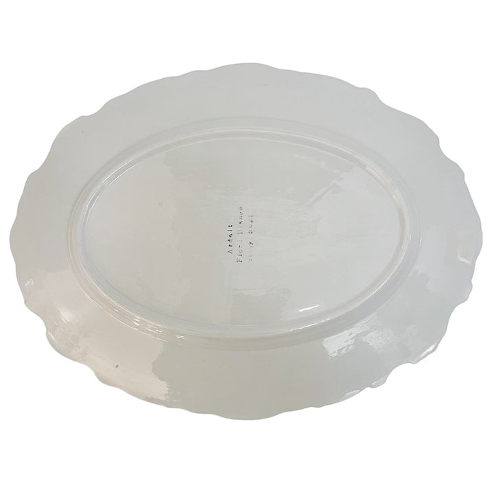 Italian Whiteware Tureen With Ladle and Underplate